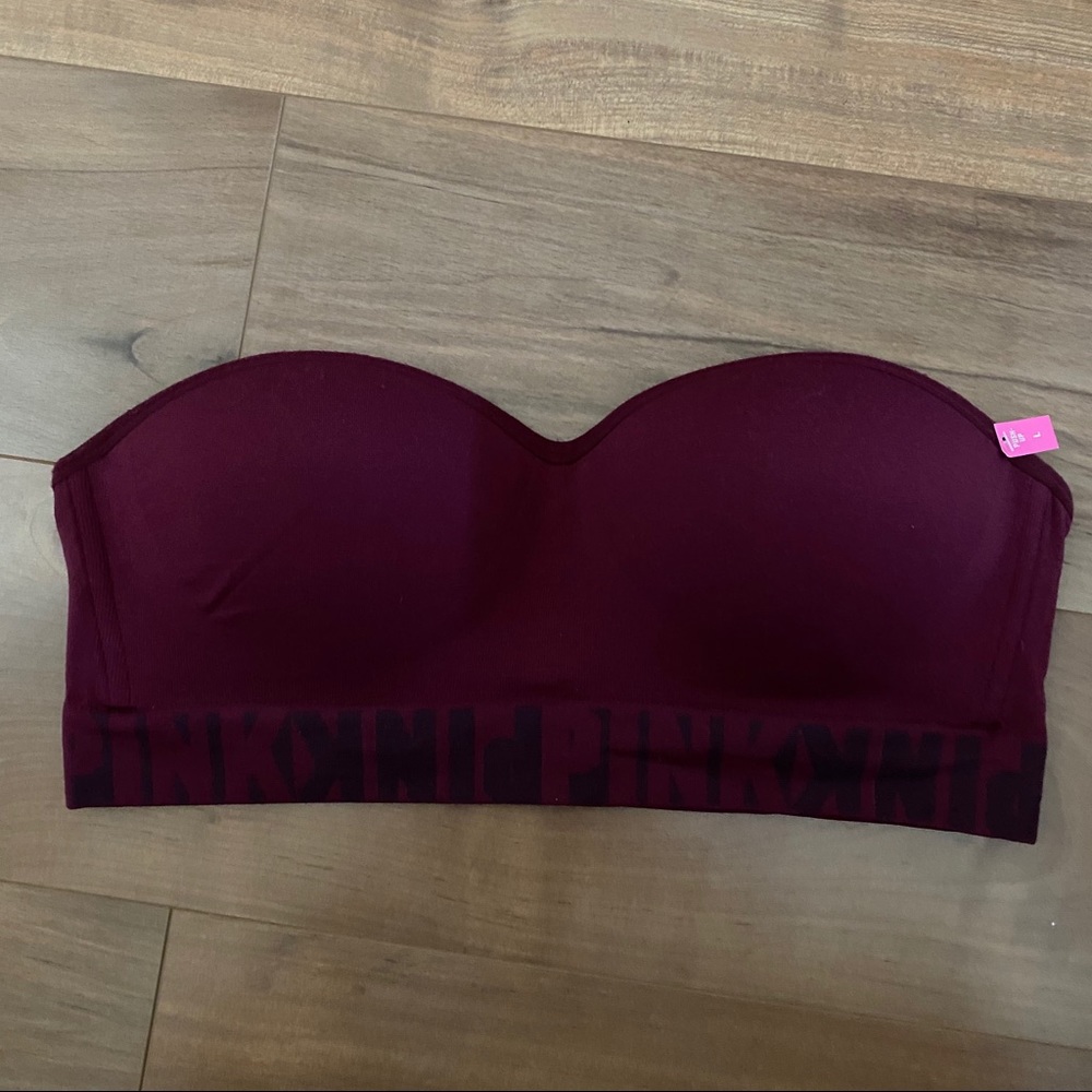 PINK Strapless Push-Up Bra